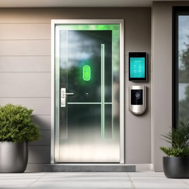 Darstellung eines vernetzten Türsystems